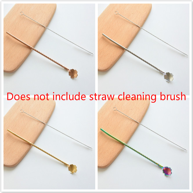 Thìa thép không gỉ 304 mạ titan dùng để khoáy thức uống trà sữa cà phê