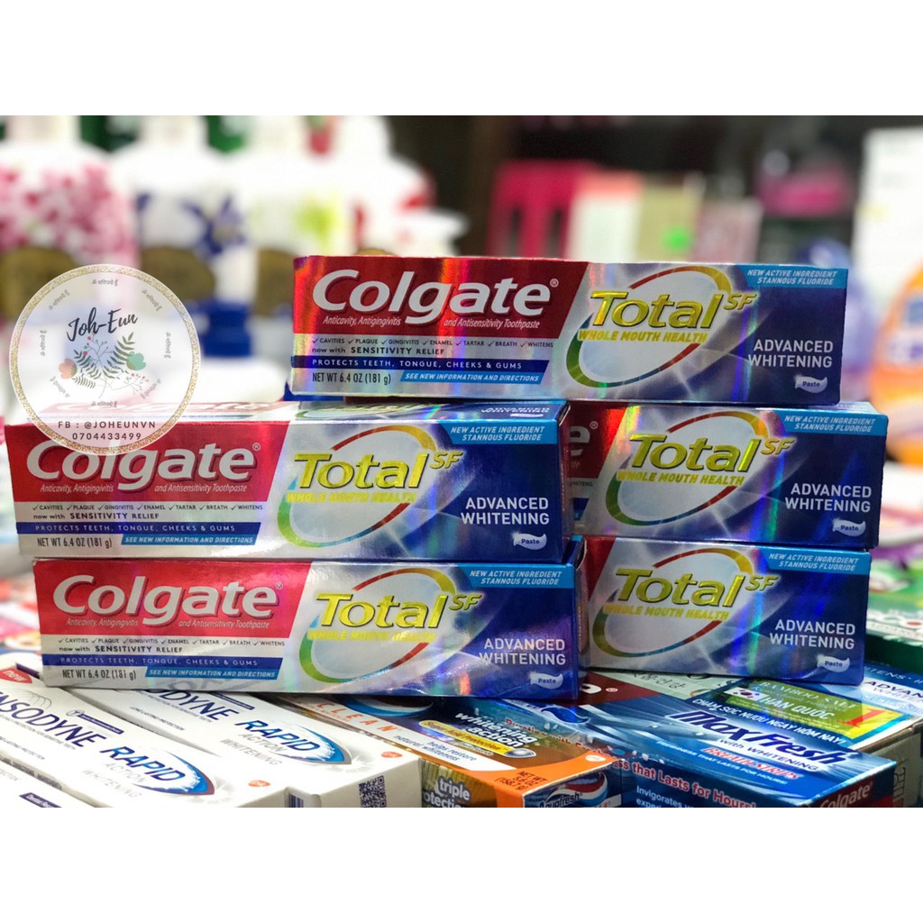 KEM ĐÁNH RĂNG COLGATE TOTAL MỸ 181G