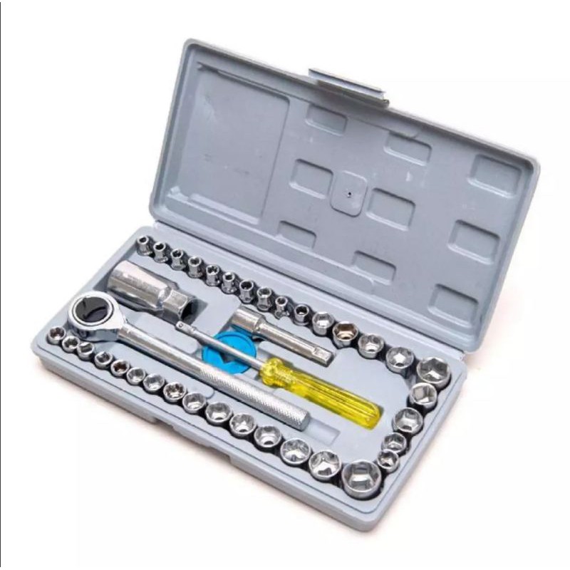 Bộ dụng cụ sửa chữa đa năng Ô tô, Xe máy, Xe đạp 40 món. Tiện dụng cho mọi gia đình.