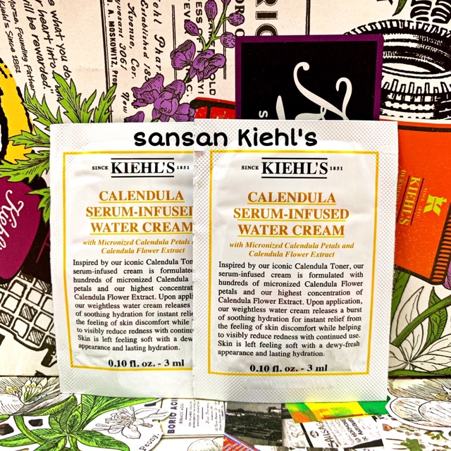 Kem dưỡng hoa cúc Kiehl’s Calendula Serum-Infused Water Cream sample | BigBuy360 - bigbuy360.vn