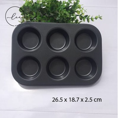 KHUÔN NƯỚNG BÁNH CUPCAKE, BÔNG LAN CHỐNG DÍNH 12 Ô, 6 Ô NHIỀU MẪU