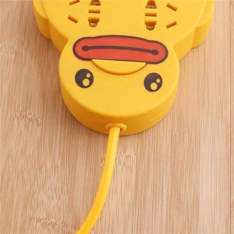 Ổ Điện Đa Năng Hình Vit Màu Vàng Có Ổ Usb