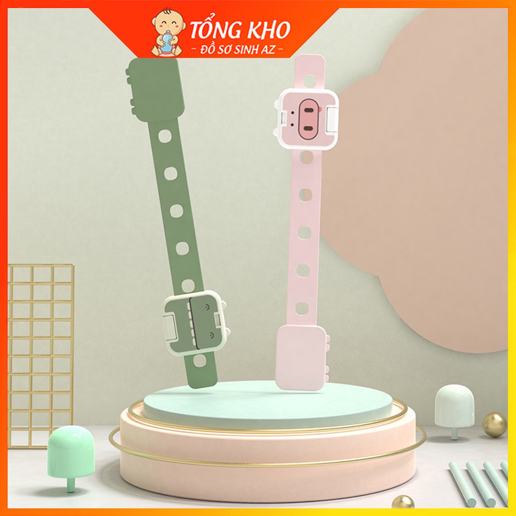 Dây đai khóa tủ lạnh quần áo ngăn kéo hộc bàn giúp an toàn cho bé