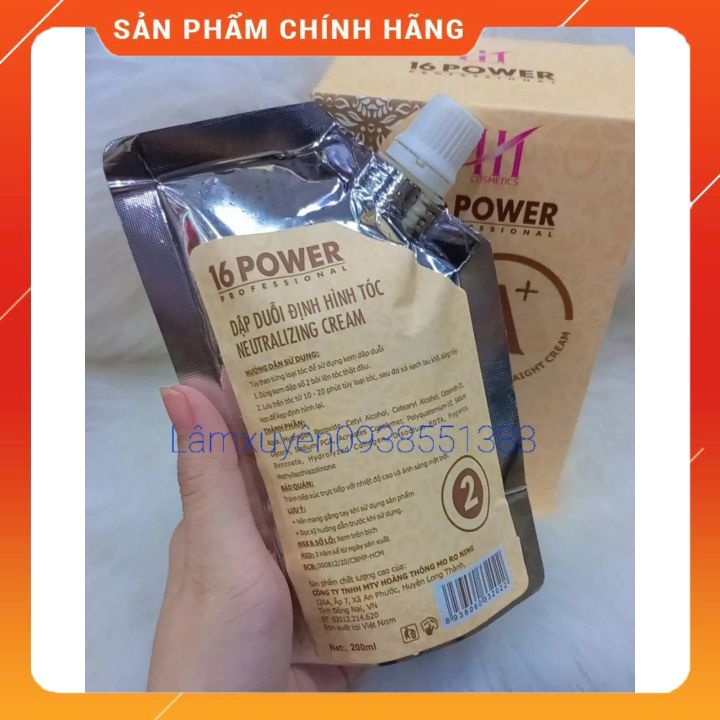 Kem duỗi tóc nhỏ tại nhà 16 power cao cấp chất lượng tốt