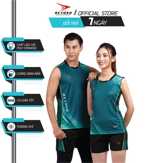 Quần áo bóng chuyền Beyono Vincent màu xanh lá, đồng phục chơi bóng thoáng mát, co giãn thấm hút
