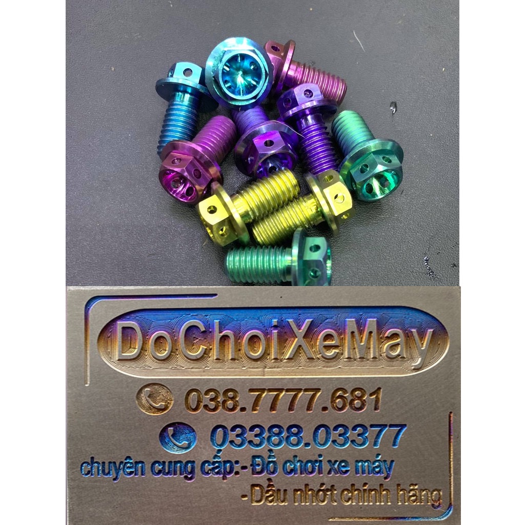Ốc 8li15 đầu Probolt Titan Gr5 bắt láp xe Vario và những vị trí có cùng kích thước