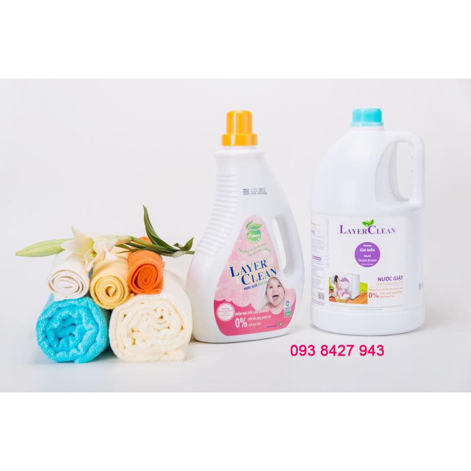 Nước giặt hữu cơ Layer Clean - can 5L