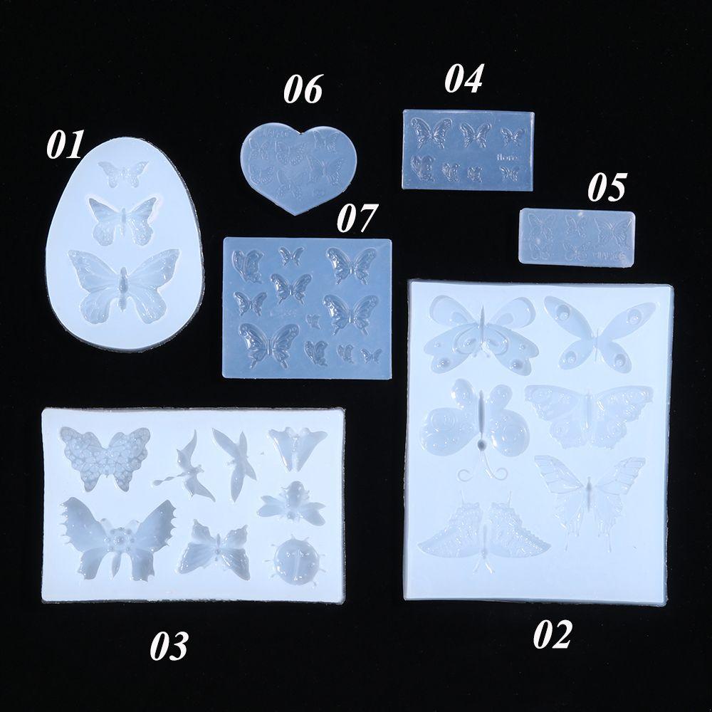 Khuôn Silicone Làm Mặt Vòng cổ Hình Bướm