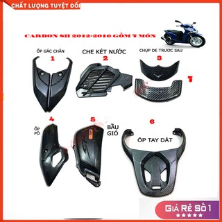 🌴COMBO BỘ BẢO VỆ CARBON SH 2012-2016 🌴 ( 7 MÓN Y HÌNH ĐẠI DIỆN)