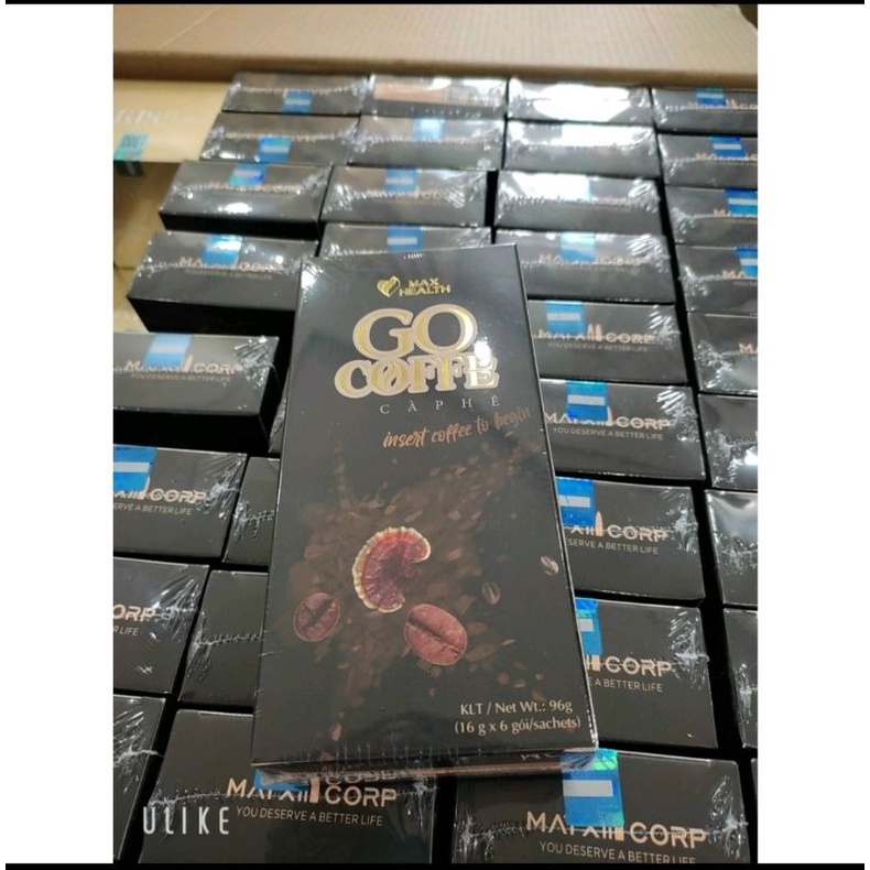 Cafe giảm cân goCoffee (chính hãng) HỘP 6 gói