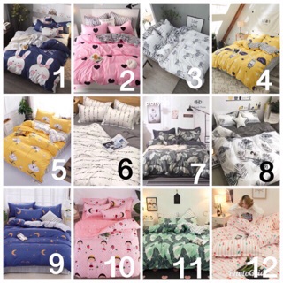 Bộ chăn ga gối cotton poly (Hàng nhập)