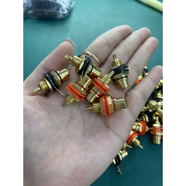 Av âm hàn máy đỏ đen DIY ráp amply