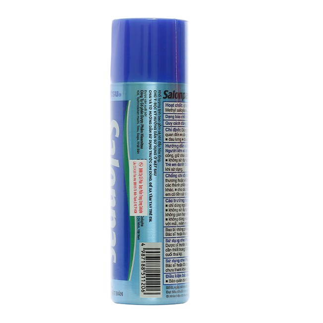 Chai xịt Salonpas Jet Spray 118ml - giảm đau nhức - cvspharmacy