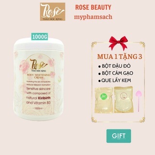 Kem body trắng da CREAM cao cấp trắng da toàn thân handmade ROSE BEAUTY