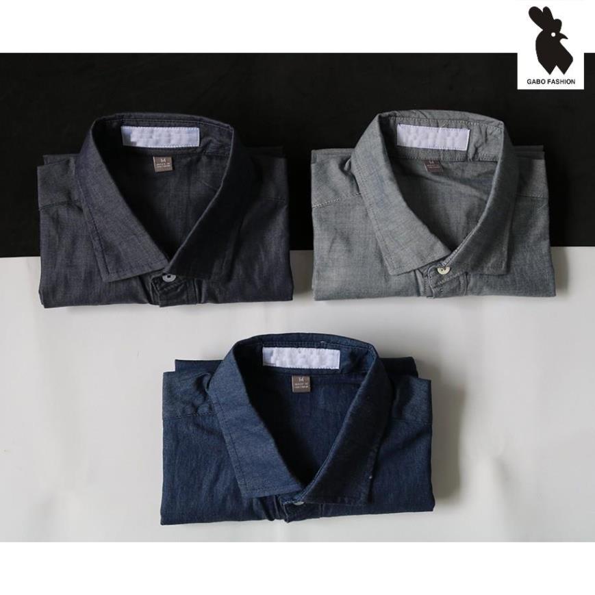 Áo sơ mi jean nam HCMfashion SMI2361 ngắn tay cao cấp