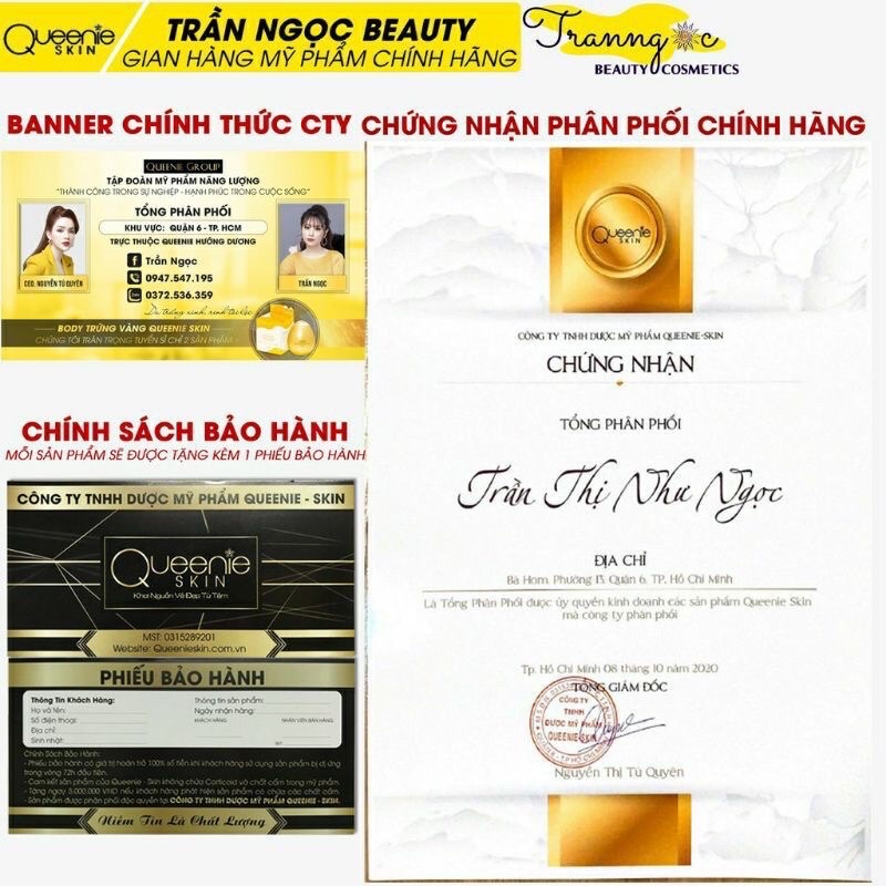 Body trứng vàng Queenie 250gr tặng 1 tắm trắng trứng | BigBuy360 - bigbuy360.vn