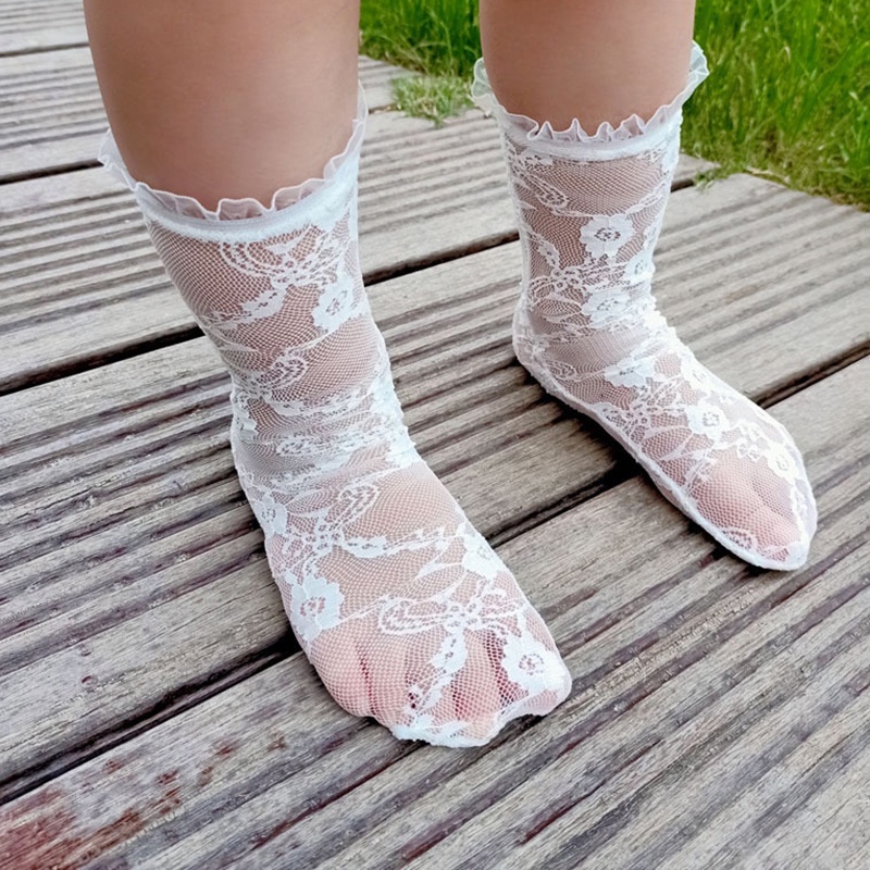 Vớ lưới cao cổ thoáng khí thời trang mùa hè dành cho bé 1-3 tuổi