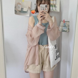 Sơ mi voan mỏng