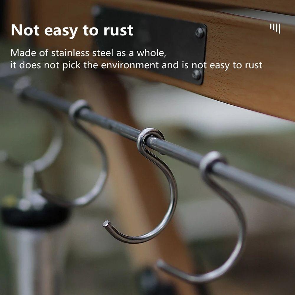 Giá Treo Đồ Hình Chữ S Bằng Thép Không Gỉ