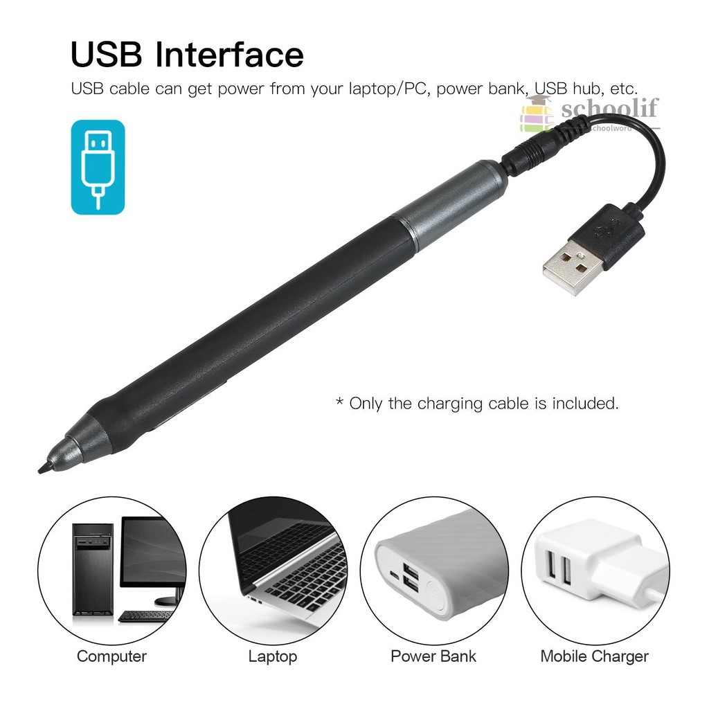 HUION WACOM Cáp Sạc Điện Thoại Máy Tính Bảng 12cm Chất Lượng Cao