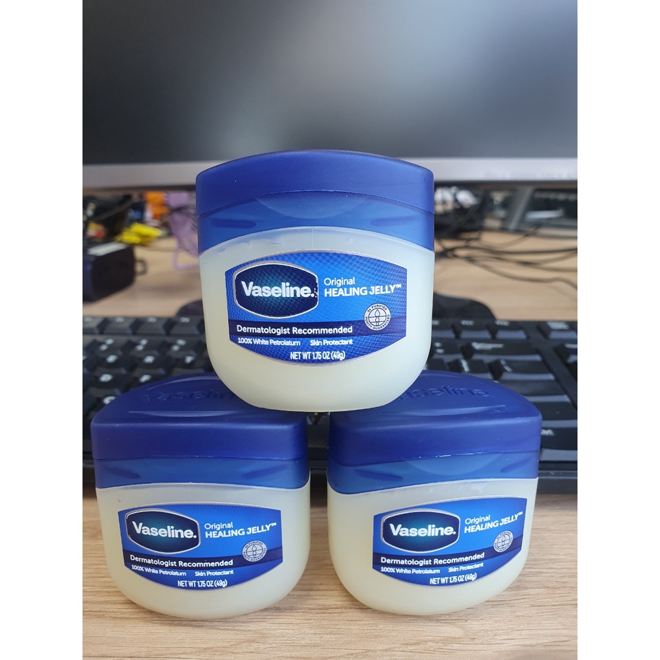 Sáp dưỡng ẩm Vaseline Mỹ Original Protection 49g (Hũ Mỡ)