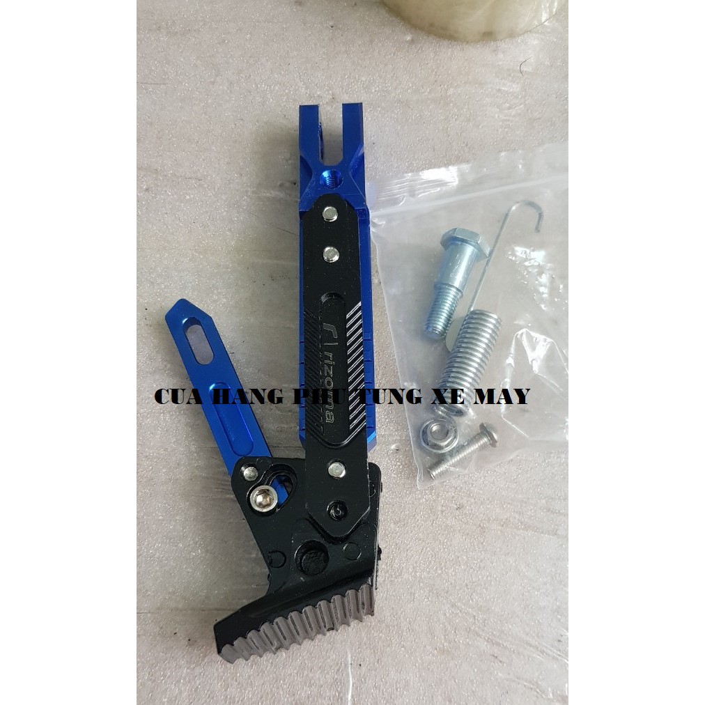 Chân chống nghiêng nhôm CNC cao cấp cho các loại xe đủ màu