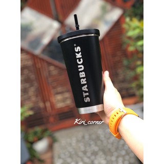🐾Ly giữ nhiệt STARBUCKS Double-Wall Core Black🐾