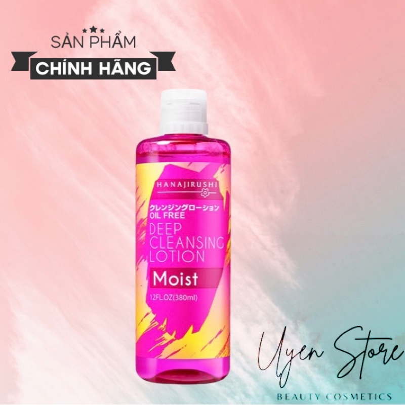 Nước tẩy trang Hanajirushi 380ml chính hãng Mall date 2027