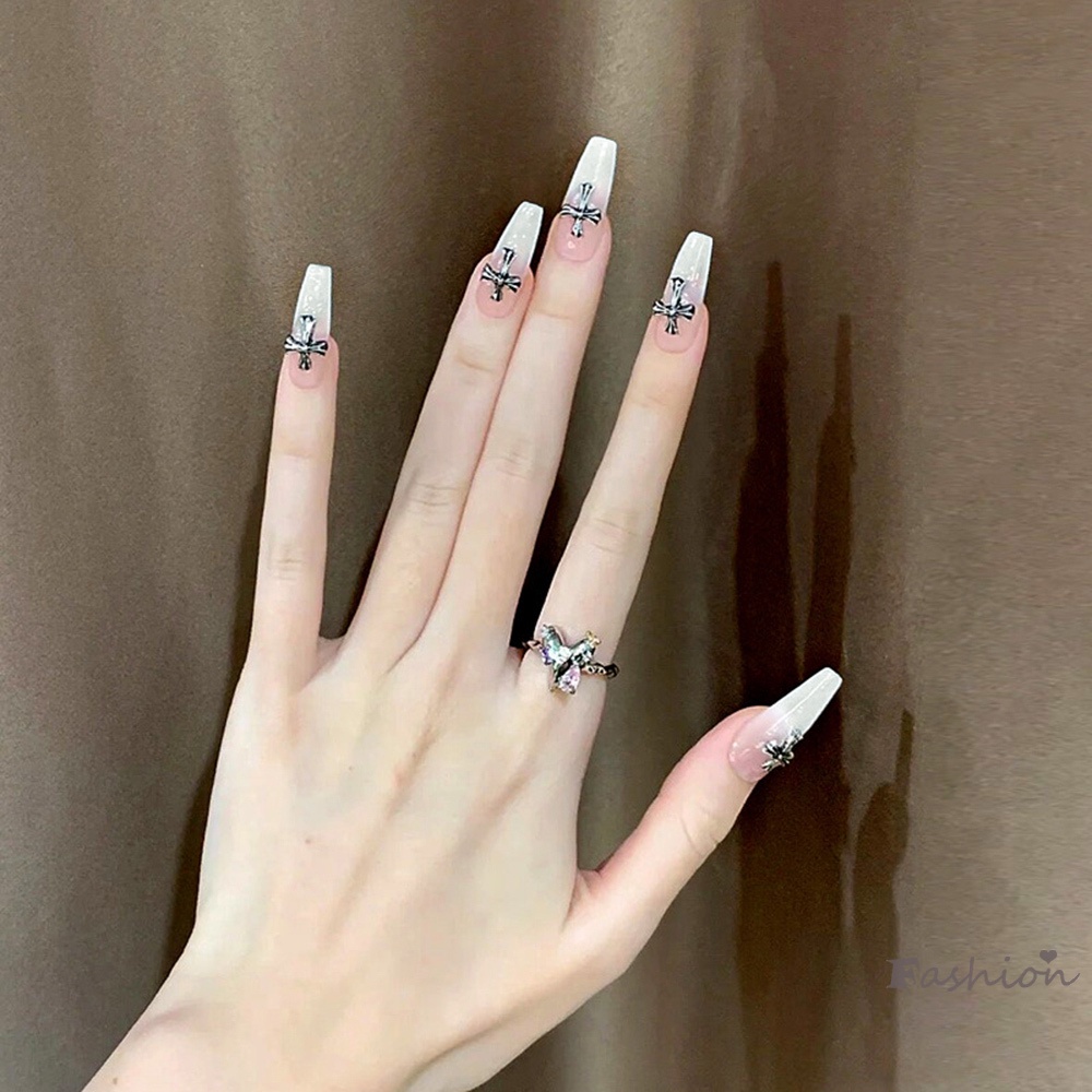 Bộ 24 Móng Tay Giả Thời Trang Nữ Độc Đáo