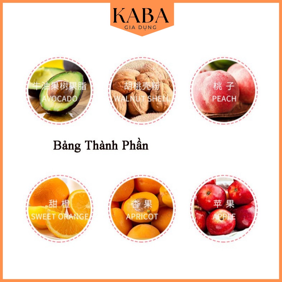 Một hũ tẩy da chết body đào Peach Clear Body Scrub 200G KABA