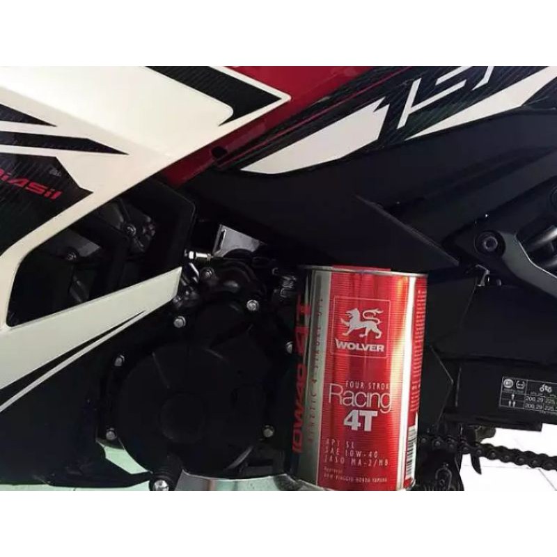 Nhớt Chính Hãng Nhớt Wolver Racing 4T 10W40