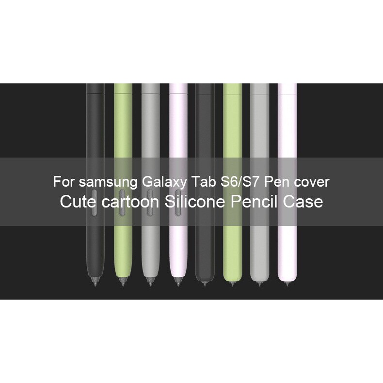 Ốp Máy Tính Bảng Silicone Mềm Màu Trơn Chống Trầy Xước Cho Samsung Tab S6 S7 plus S-Pen