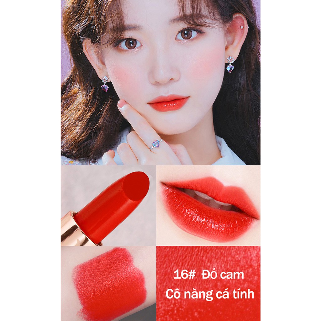 Hàn quốc son lì cao Cupid Flower  kiểu mới 2020 Sang chảnh & mềm mượt môi ,thương hiệu mới đến từ Hàn quốc | BigBuy360 - bigbuy360.vn