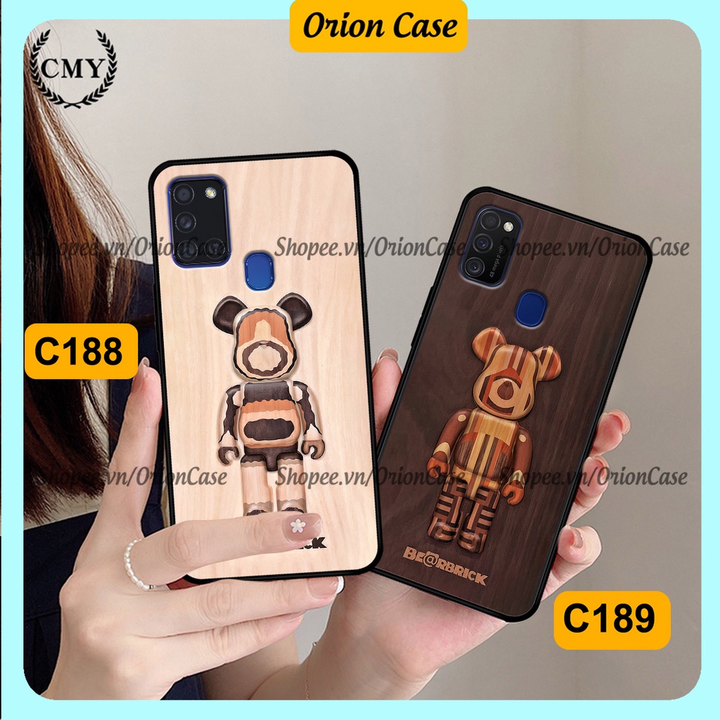 Ốp lưng Samsung A21s -  M21/M30S - M31 in hình bearbrick 3D thời trang, cá tính. ốp chống sốc, bền đẹp