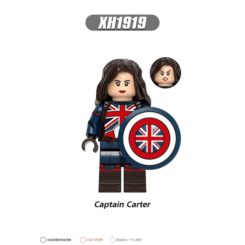 Mô Hình Đồ Chơi Lắp Ráp Nhân Vật Siêu Anh Hùng Marvel