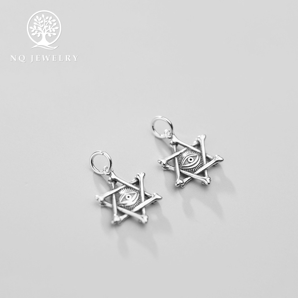 Charm bạc hình con mắt ngàn năm (yugi oh) treo - NQ Jewelry