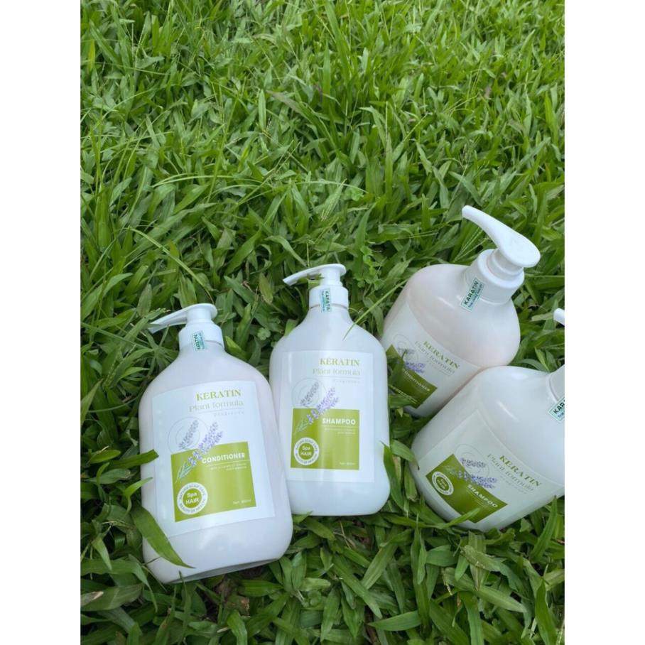 Cặp Dầu Gội Xả Keratin Hoa Oải Hương | Phục hồi Tóc Khô Xơ, Ngăn Rụng Tóc. HÀNG CHÍNH HÃNG ALYA