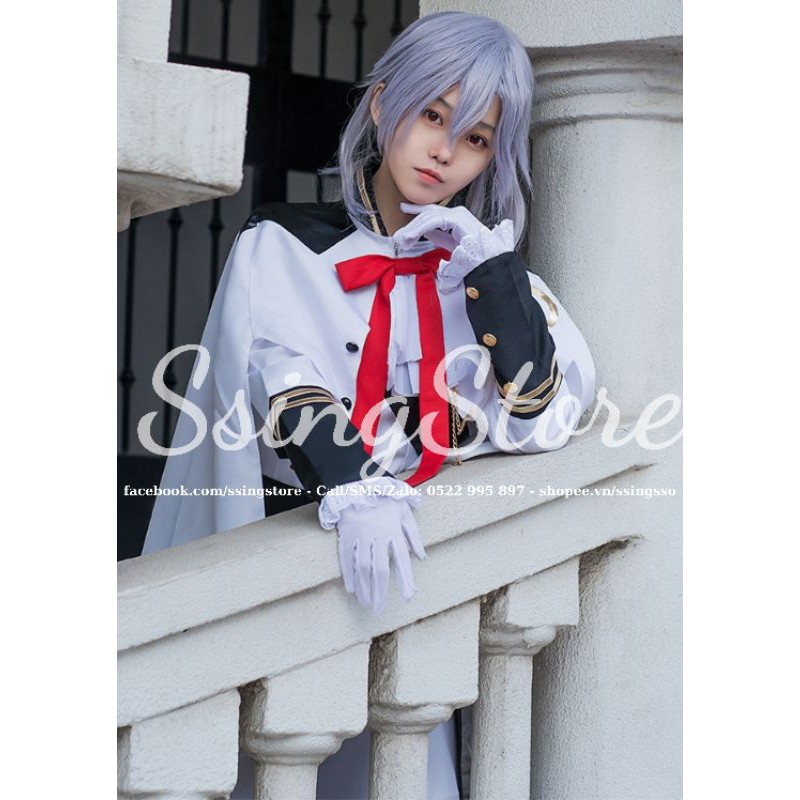 Set quần áo đồng phục trong Anime Seraph of the End cosplay nhân vật Ferid Bathory