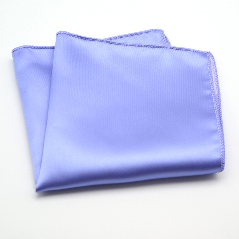 Khăn tay cài túi ngực bằng lụa polyester hình vuông màu trơn chất lượng cao cho nam chú rể dự tiệc đám cưới