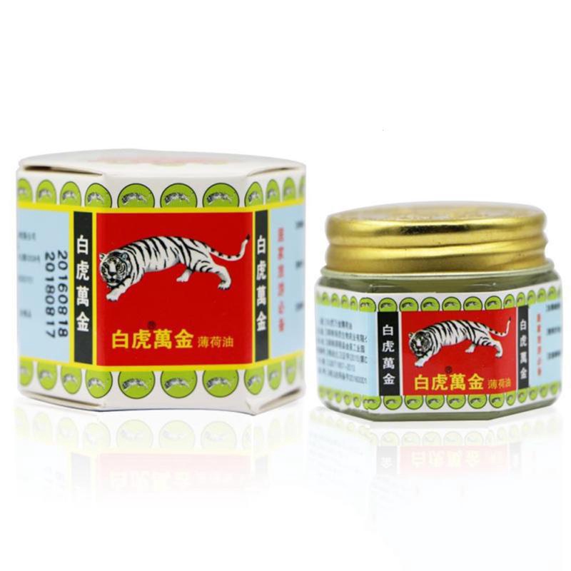 15g White Tiger Balm Viêm khớp Đau khớp Massage toàn thân Miếng dán giảm đau Thuốc mỡ bôi trơn Nhức đầu Dầu dưỡng da balsamo