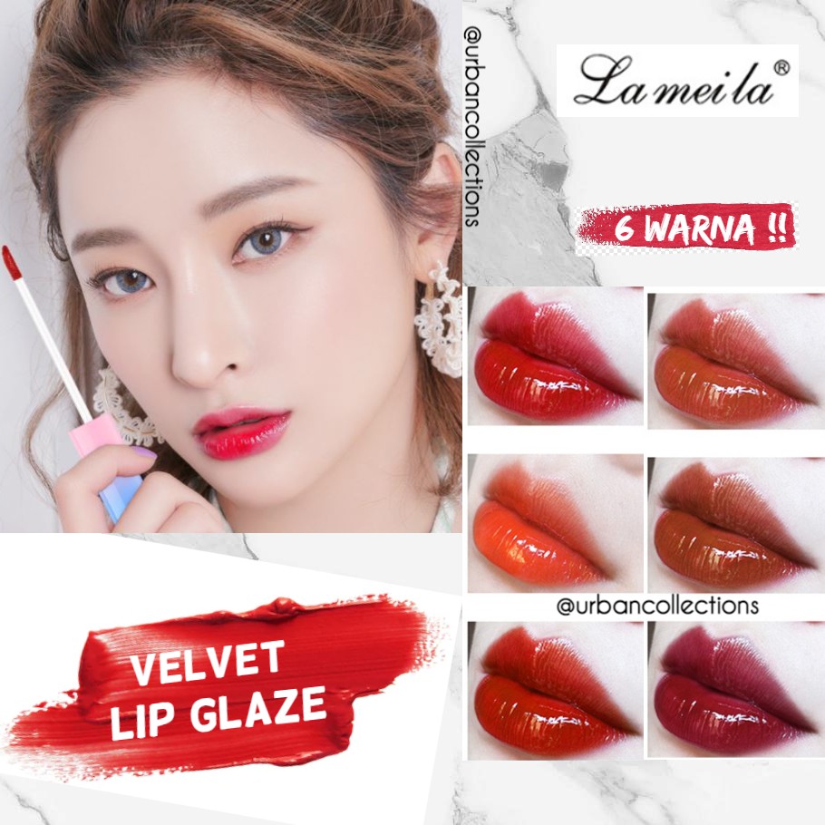 (hàng Mới Về) Son Môi Lameila Dạng Lỏng Dưỡng Ẩm Chống Thấm Nước