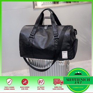 Túi Du Lịch Size Lớn💖FREESHIP💖 Túi Trống Du Lịch Da Cao Cấp Có Ngăn Để Giày