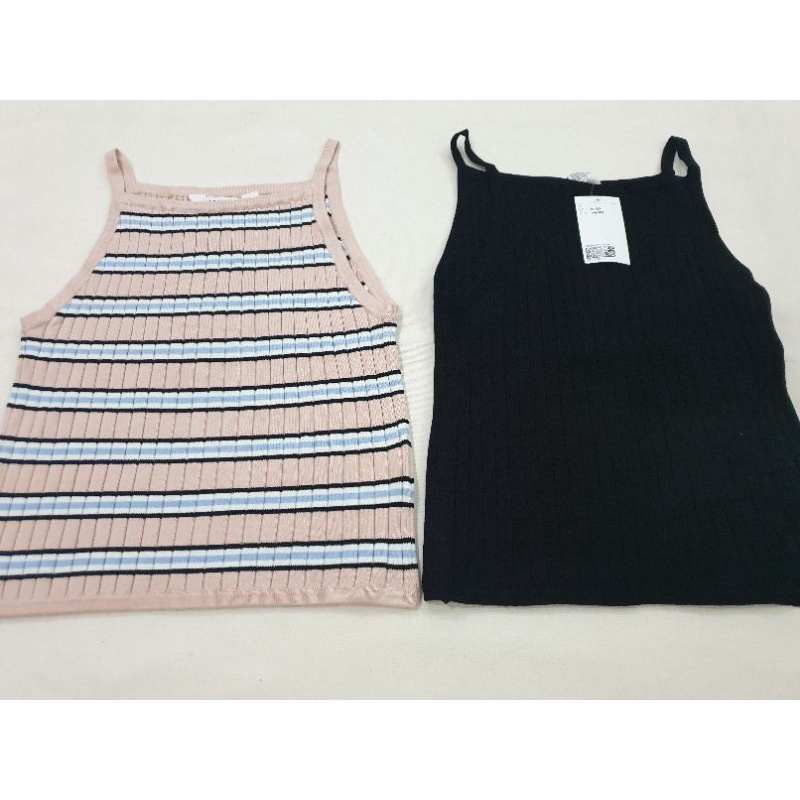 Set 2 Áo Len Tăm 2 Dây Sát Nách Không Tay Đẹp Thời Trang Sexy Co Giãn 4 Chiều Xuân Hè Thu Trangnauth F157