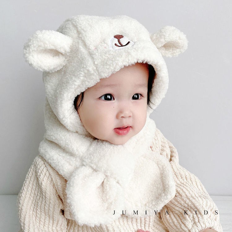 Mũ len ấm áp dễ thương cho bé