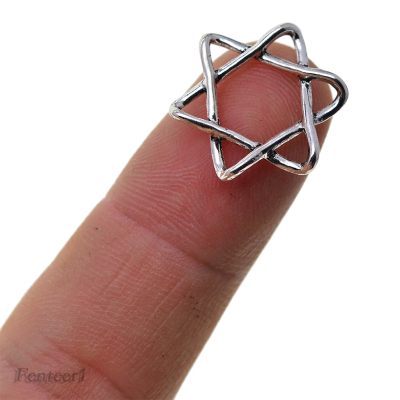 Bộ 100 Mặt Dây Chuyền Hình Ngôi Sao Phong Cách Vintage