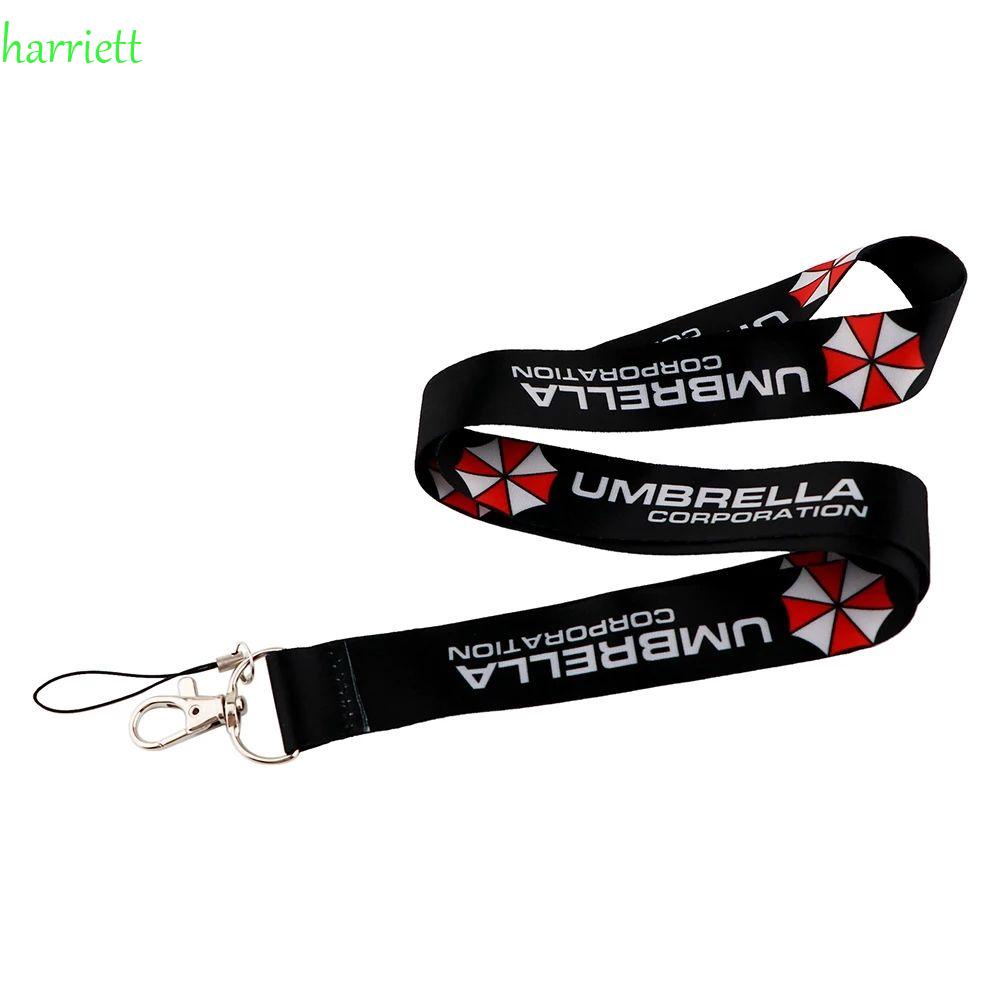 HARRIETT Gift Resident Evil Neck Strap Whistle Umbrella Corporation Logo Film Game Lanyard Name Tag Lanyard Strap Key Ring Holder Webbings Ribbon Phone Badge Camera Phone Hang Rope