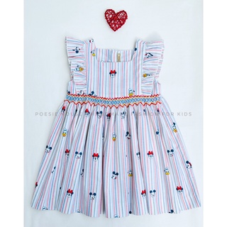 Đầm smock mickey
