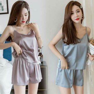 Sét ngủ lụa hai dây #bigsize