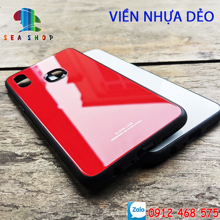 Ốp lưng Samsung A10S - Viền nhựa dẻo - Mặt lưng sử dụng chất liệu kính cường lực, màu sắc luôn tươi sáng