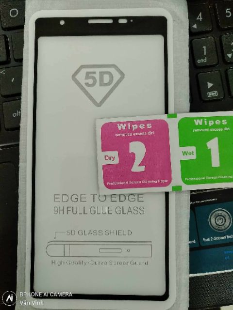 COMBO DÁN DA FULL VIỀN BPHONE 3_BPHONE 3 PRO + CƯỜNG LỰC FULL MÀN 100% BPHONE